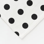 Couverture Polaire Pois mignon de visage de chien de bouledogue (Coin)