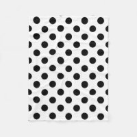 pois noirs en blanc