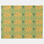 Couverture Polaire Pois orange (Devant (Horizontal))