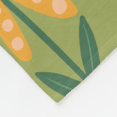 Couverture Polaire Pois orange (Coin)