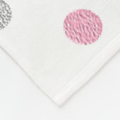 Couverture Polaire Pois pastel (Coin)