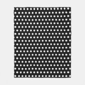 Couverture Polaire Pois Perky Motif noir blanc (Devant)