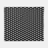 Couverture Polaire Pois Perky Motif noir blanc (Devant (Horizontal))
