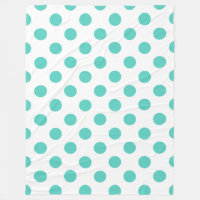 Pois turquoise