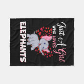 Couverture Polaire Poison de Just Girl Who Loves Elephants (Devant (Horizontal))