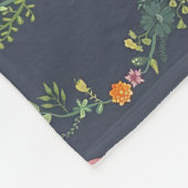 Couverture Polaire Poison de New Home | Simple Floral Pattern (Coin)