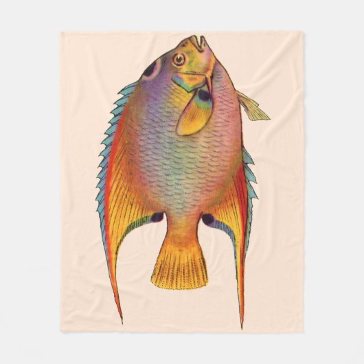 Couverture Polaire poisson-ange (Devant)