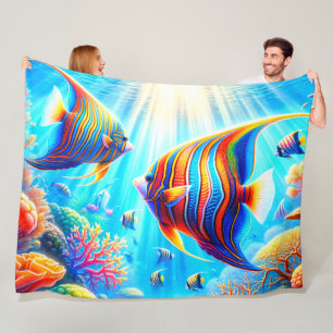Couverture Polaire Poisson Angel
