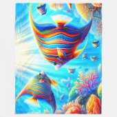 Couverture Polaire Poisson Angel (Devant)