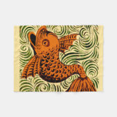 Couverture Polaire Poisson Antique Carrelage Ancien art (Devant (Horizontal))