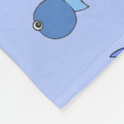 Couverture Polaire Poisson argenté (Coin)