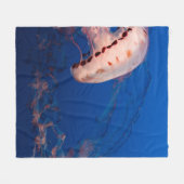 COUVERTURE POLAIRE POISSON BLANC ET ORANGE (Devant (Horizontal))