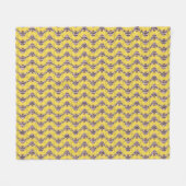 Couverture Polaire Poisson jaune vif (Devant (Horizontal))