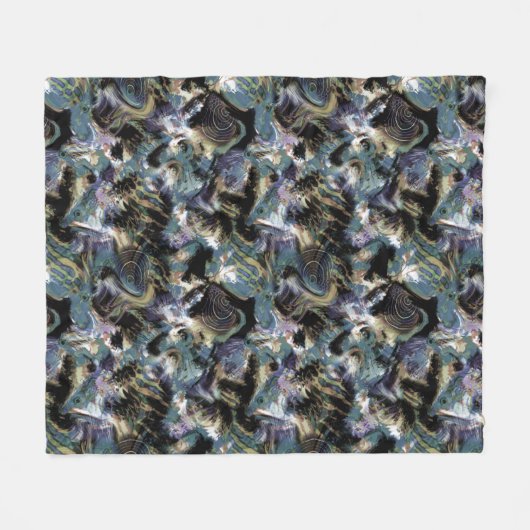 Couverture Polaire Poisson marbré (Devant (Horizontal))