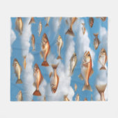Couverture Polaire Poisson pluvieux (Devant (Horizontal))