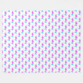 Couverture Polaire Poisson rose (Devant (Horizontal))