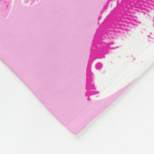 Couverture Polaire Poisson rose (Coin)