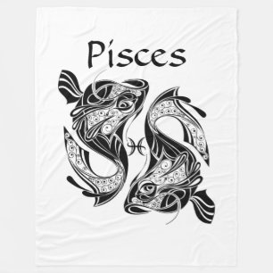 Couverture Polaire Poisson Symbole et signe Zodiac Poisson