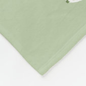 Couverture Polaire Poisson vert olive (Coin)