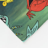 Couverture Polaire Poissons de bande dessinée sous-marins (Coin)