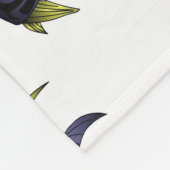 Couverture Polaire "Poissons du décolleur" avec l'attitude (Coin)