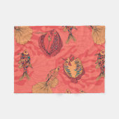 Couverture Polaire Poissons sur corail vivant arrière - plan (Devant (Horizontal))