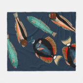 Couverture Polaire Poissons tropicaux (Devant (Horizontal))