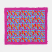 Couverture Polaire Poissons tropicaux - Blanche en polaire - Moyen (Devant (Horizontal))