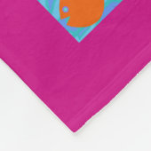 Couverture Polaire Poissons Tropicaux - Blanche-Toison-Petit (Coin)