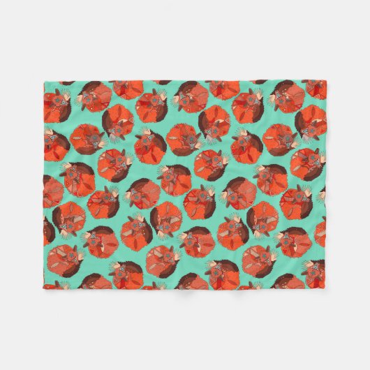 Couverture Polaire poitrine de renard (Devant (Horizontal))