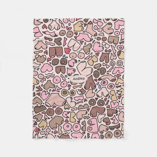 Couverture Polaire poitrine femme neutre (Devant)