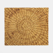 Couverture Polaire Poitrine tissée : Authenticité Brown texturée (Devant (Horizontal))