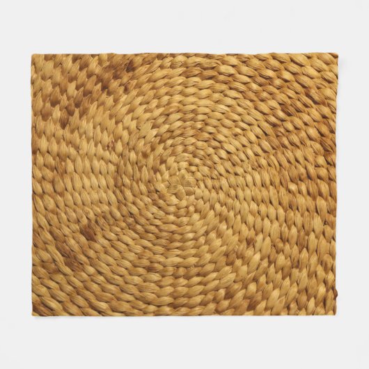 Couverture Polaire Poitrine tissée : Authenticité Brown texturée (Devant (Horizontal))