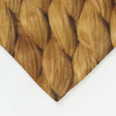 Couverture Polaire Poitrine tissée : Authenticité Brown texturée (Coin)