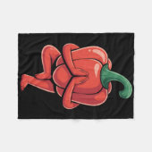Couverture Polaire Poivron Yoga (Devant (Horizontal))