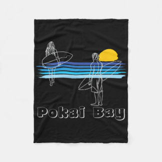 Couverture Polaire Pokai Y Surfing Beach Surf Guy Girl