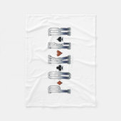 Couverture Polaire Poker (Devant)