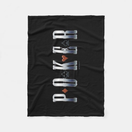 Couverture Polaire Poker (Devant)