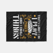 Couverture Polaire Poker C'Est Ce Que Je Joue (Devant (Horizontal))