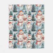 Couverture Polaire Polar Bears Winter Fleece Blanket | Hats & Scarves (Devant)