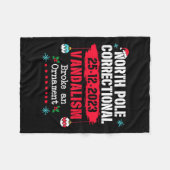 Couverture Polaire Pôle Nord Le Vandalisme Correctionnel A Fracté Une (Devant (Horizontal))