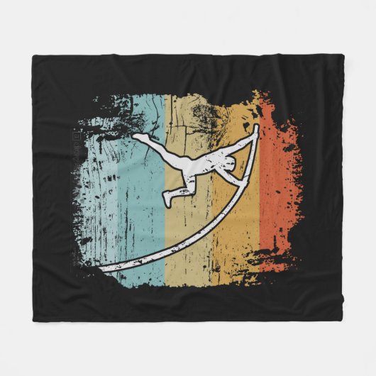 Couverture Polaire Pole Vault Pole Vaulting Retro (Devant (Horizontal))