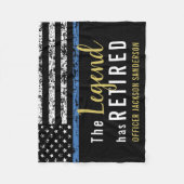 Couverture Polaire Police Police Police Police Application Retraite (Devant)