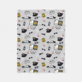 Couverture Polaire Police Themed Policeman Cop Pattern (Devant)