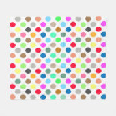 Couverture Polaire Polka dots - multicolors (Devant (Horizontal))