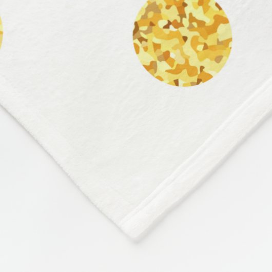 Couverture Polaire Polka Gold Parties scintillant points Texture (Coin)