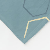 Couverture Polaire Pollinant Les Abeilles, Flower Garden Scene. (Coin)