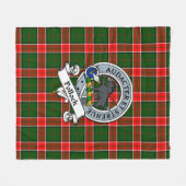 Couverture Polaire Pollock Clan Badge Tartan Plaid (Devant (Horizontal))