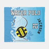 Couverture Polaire Polo d'eau 🤽 🏼 ‍ Sport ♀️ - Bal Jaune (Devant (Horizontal))