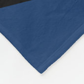Couverture Polaire Polygones bleus abstraits (Coin)